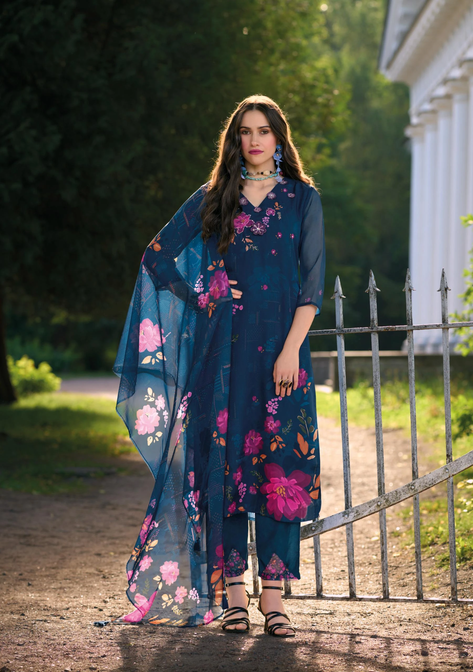 Lady Leela Rubina 2 Organza Wholesale Readymade Salwar Suit Catalog — Wholesale Readymade Suit, Lady Leela wholesale from Surat - Gallery Image 5